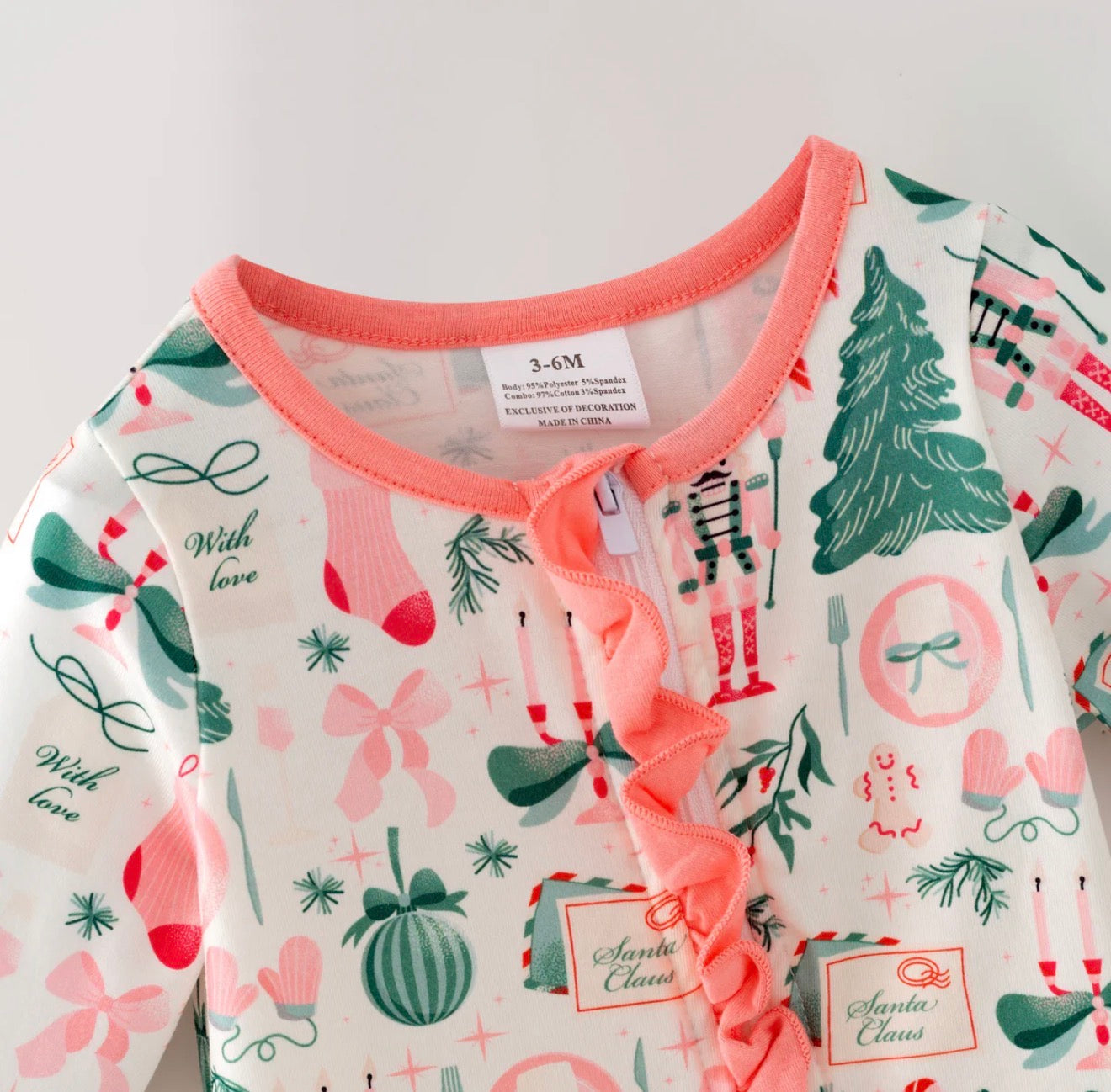 WITH LOVE CHRISTMAS ROMPER | PREORDER