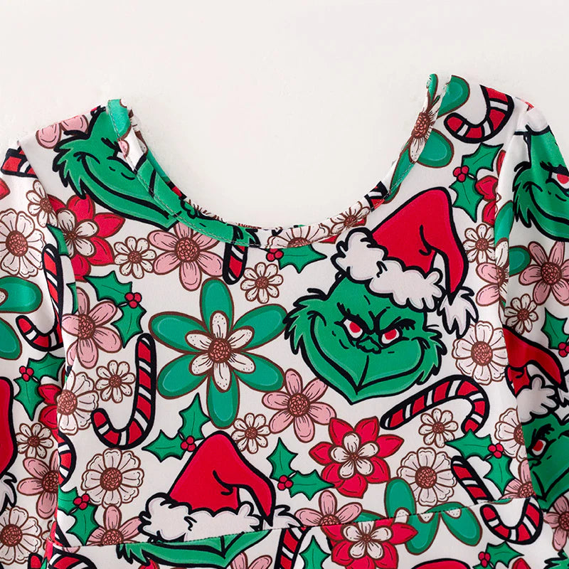 Santa Grinch Adult Twirl Dress | Pre-Order