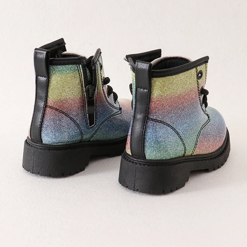 Rainbow Jazz Lace Up Bootie | Pre Order