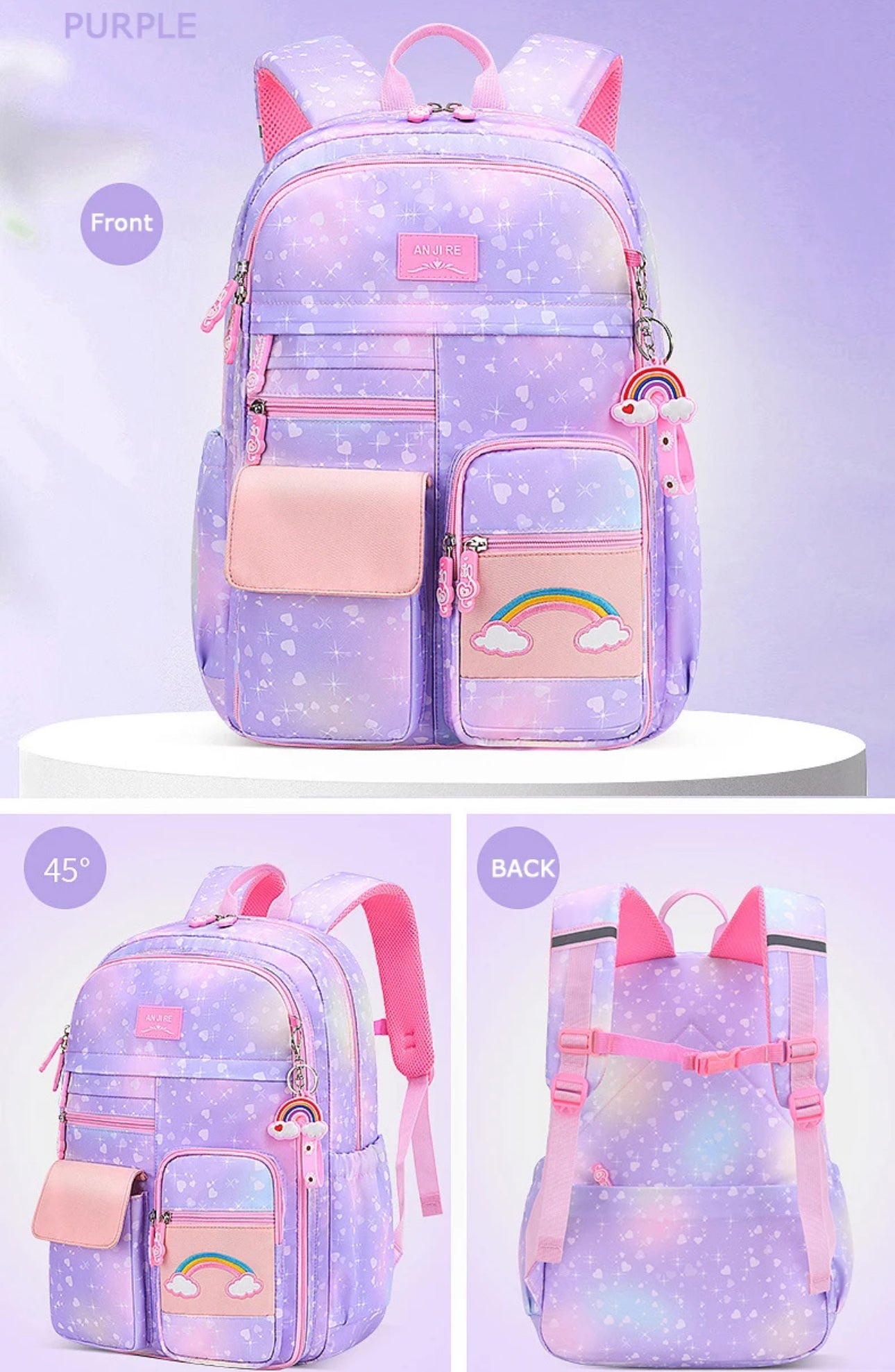Rainbow Backpack | Ship Direct