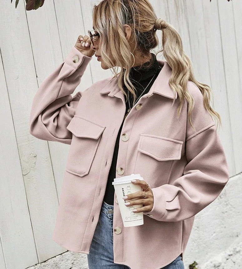 Fall Jacket for Her (Pink)| Pre-Order