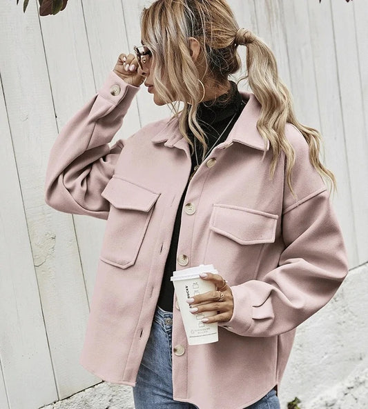Fall Jacket for Her (Pink)| Pre-Order