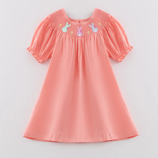 Embroidered Easter Smocked Dress and Romper  | Preorder