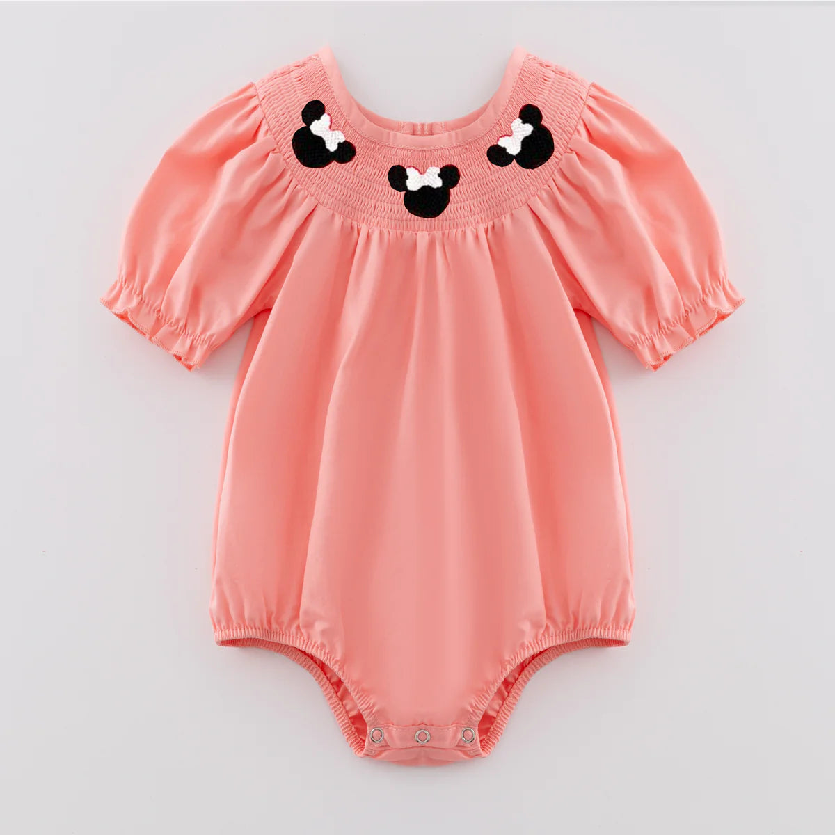 Embroidered Minnie Smocked Dress | PreOrder