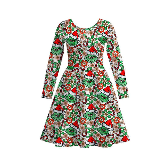 Santa Grinch Adult Twirl Dress | Pre-Order