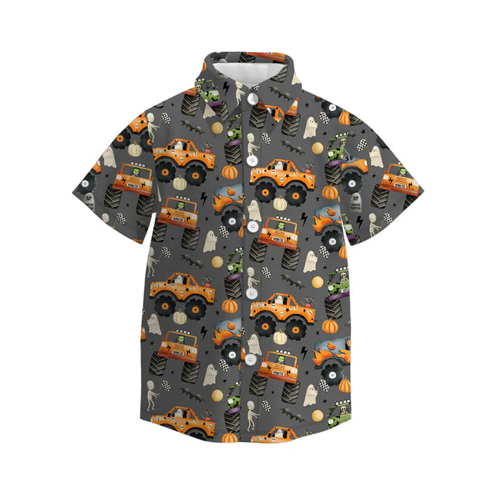 Halloween Print Dress Shirt | Pre Order
