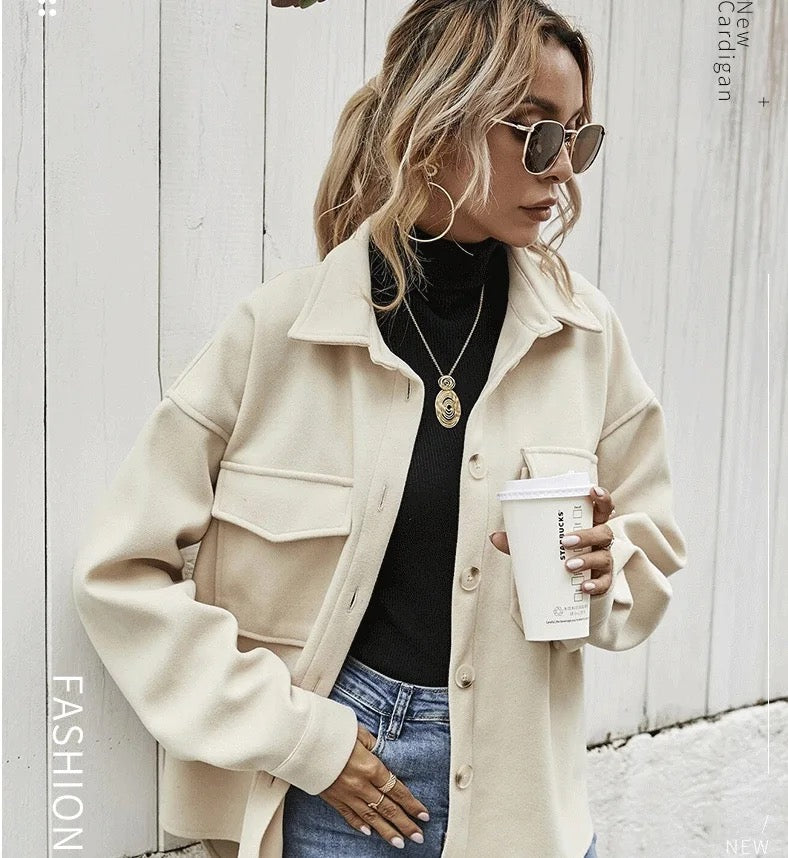 Fall Jacket for Her (Cream White) | Pre-Order