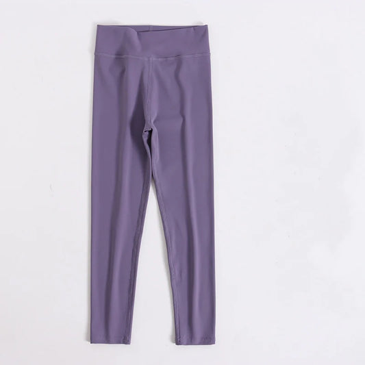 High-Waisted Yoga Pants (Purple)| PreOrder