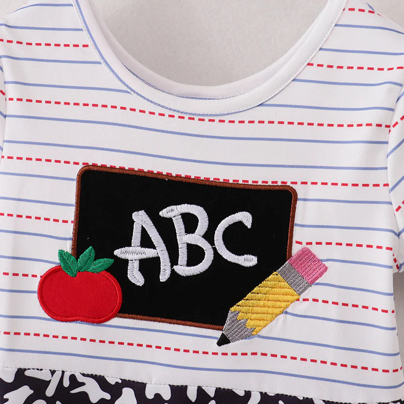 ABC School Themed Dress  | Preorder