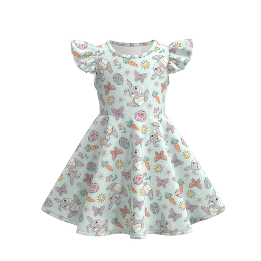 Easter Print Twirl Dress  | Preorder
