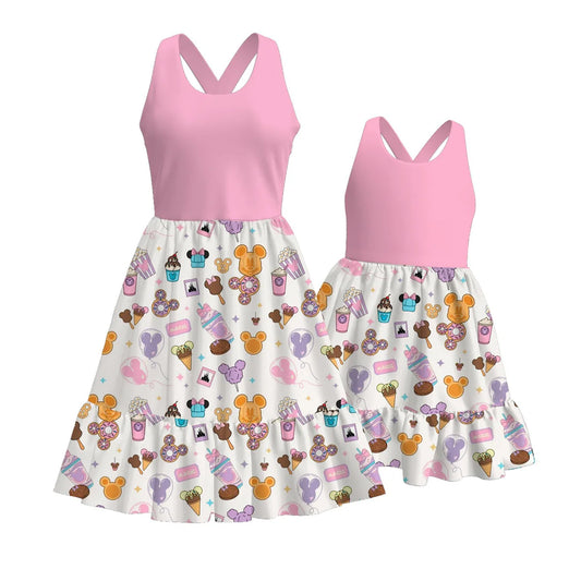 Kid Summer Character Dress (matching mom available)| Preorder