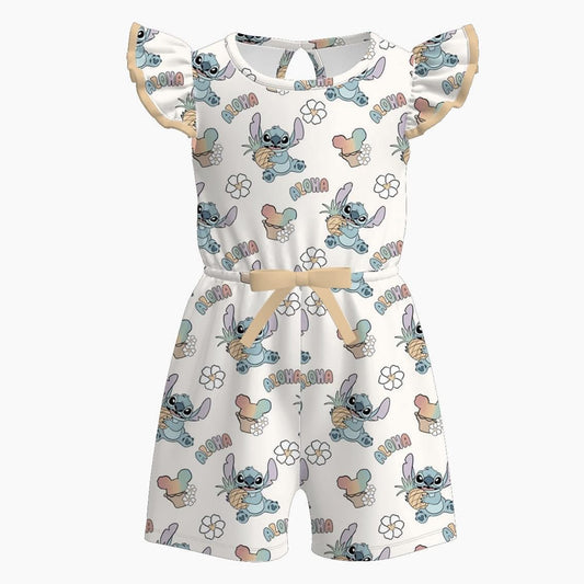Aloha Character Print Jumpsuit  | Preorder