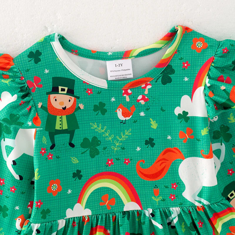 Unicorns & Leprechauns Twirl Dress | Preorder