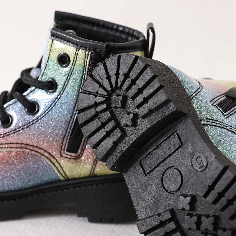 Rainbow Jazz Lace Up Bootie | Pre Order