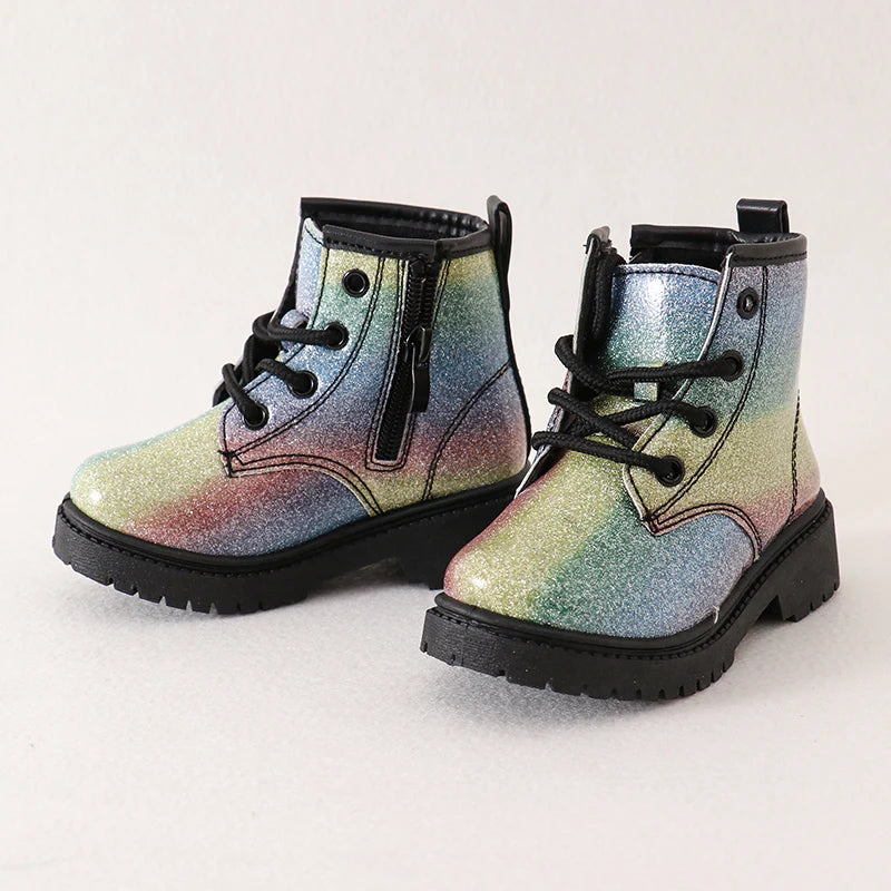 Rainbow Jazz Lace Up Bootie | Pre Order