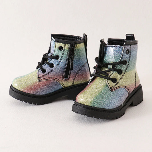 Rainbow Jazz Lace Up Bootie | Pre Order