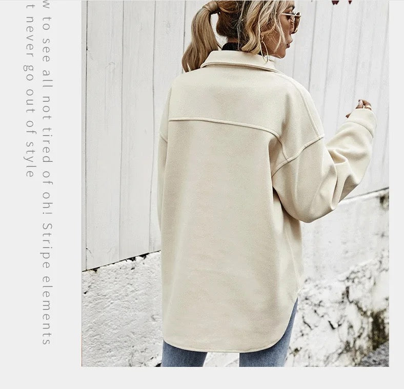 Fall Jacket for Her (Cream White) | Pre-Order