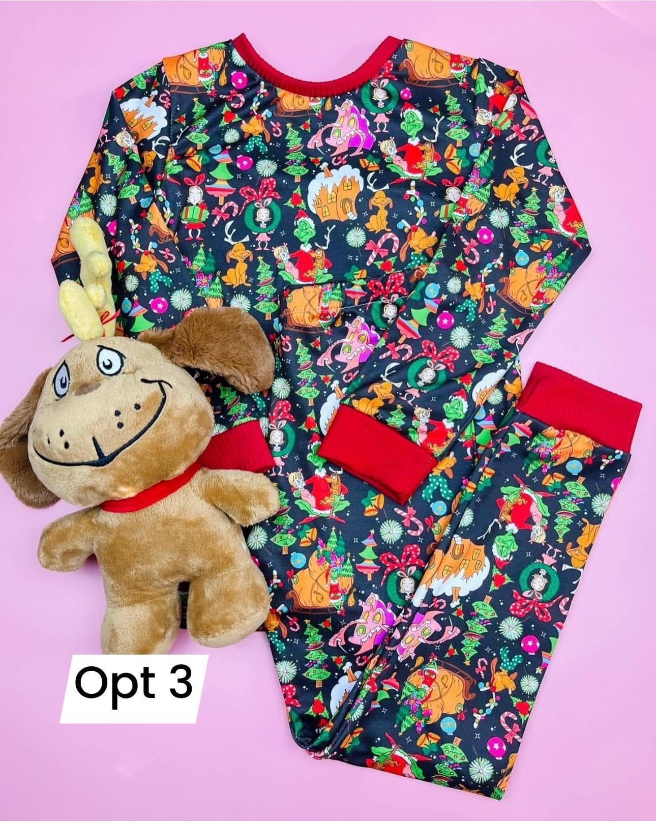 Grinch PJs |  Pre Order