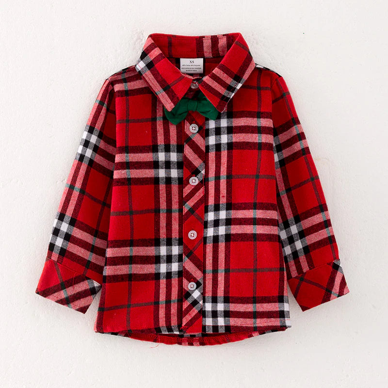 Classic Red Plaid Christmas Shirt | Preorder