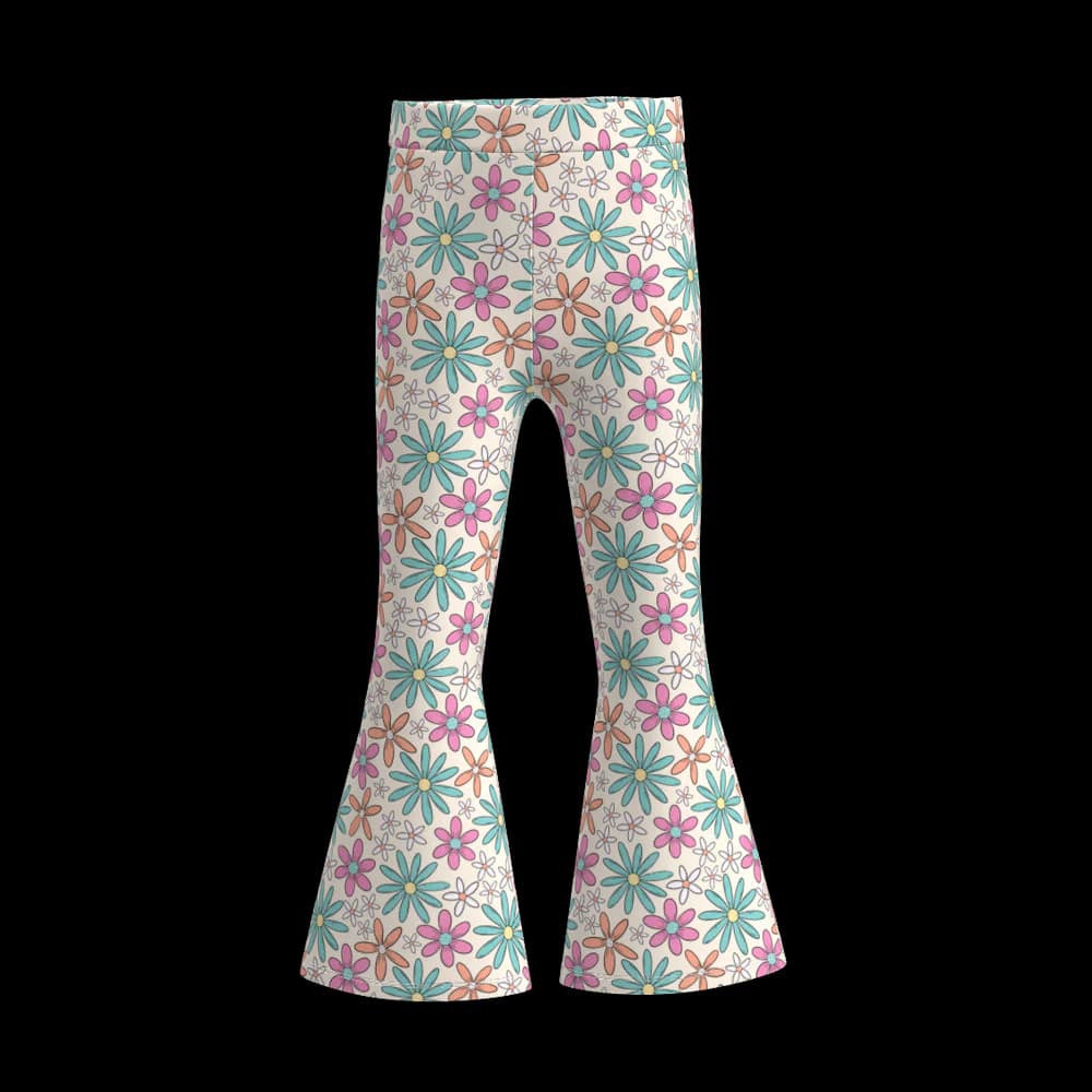 Spring Print Bell Bottoms | Preorder