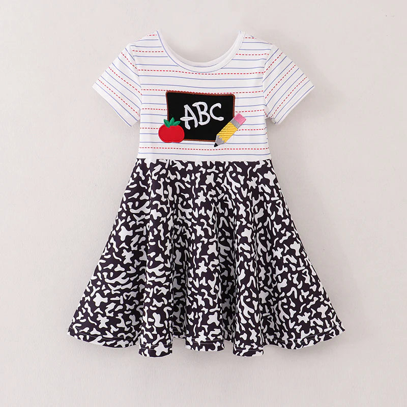 ABC School Themed Dress  | Preorder