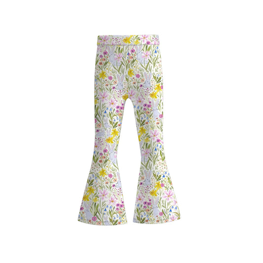 Easter Print Bell Bottoms | Preorder