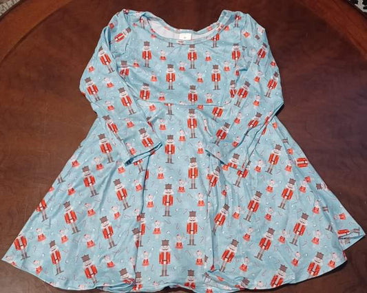 Christmas Milk Silk Dress