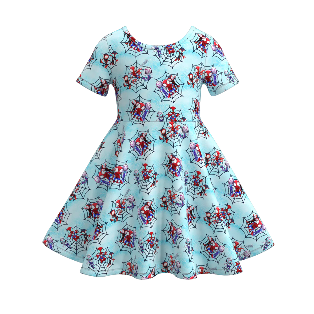 Spidey & Crew Twirly Dress | Preorder