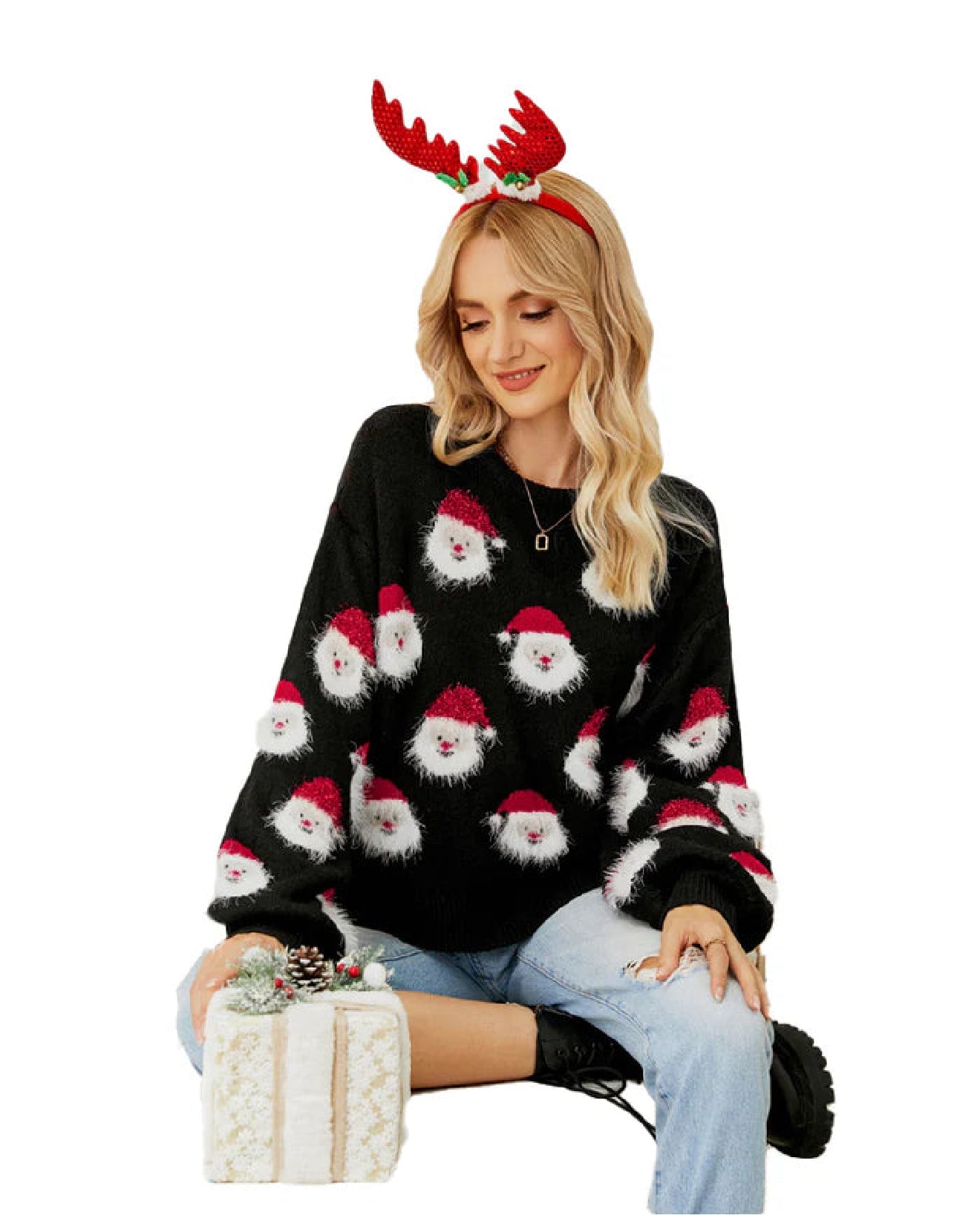 Santa Claus Christmas Sweater | EXTRAS ON HAND