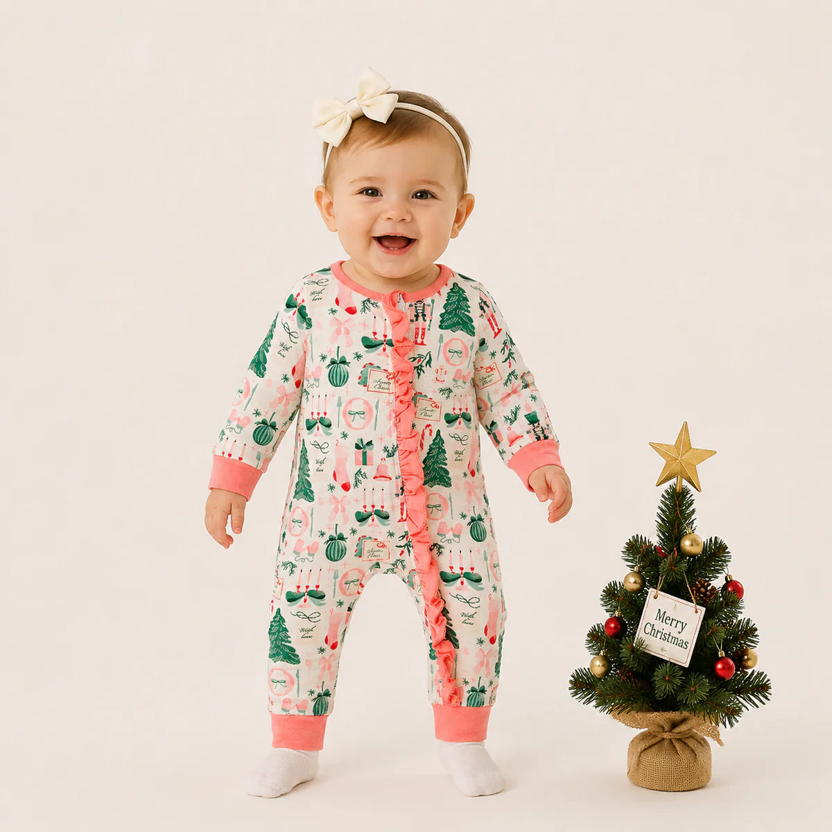 WITH LOVE CHRISTMAS ROMPER | PREORDER