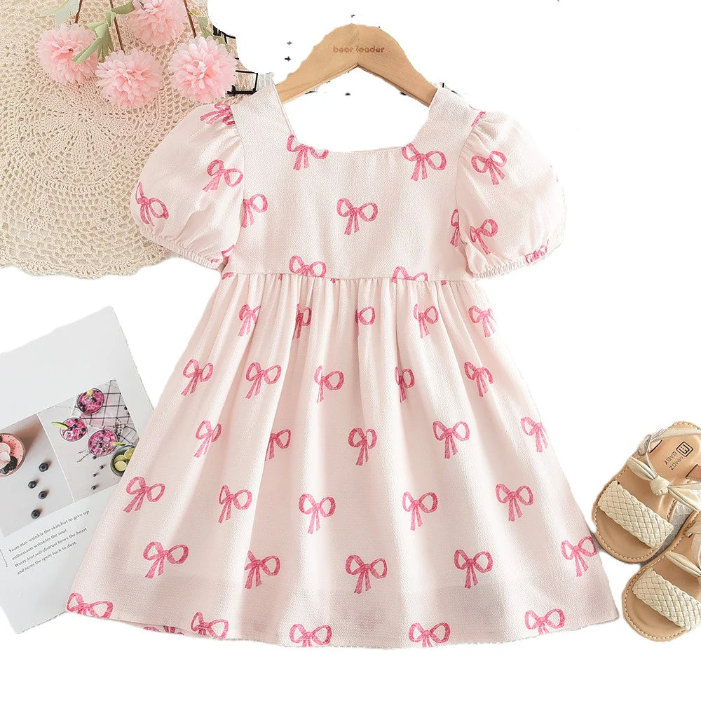 The Pretty Pink Bow Dress | Preorder