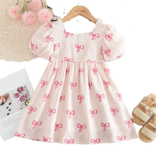 The Pretty Pink Bow Dress | Preorder