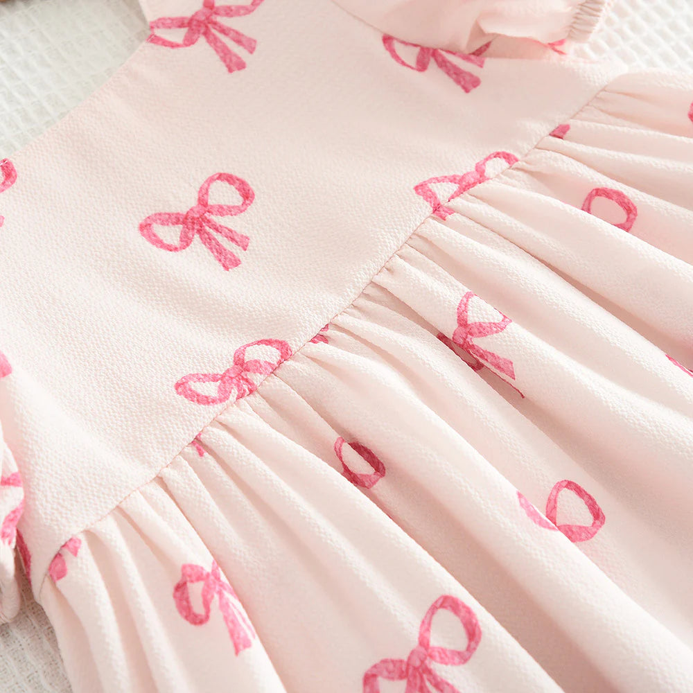 The Pretty Pink Bow Dress | Preorder