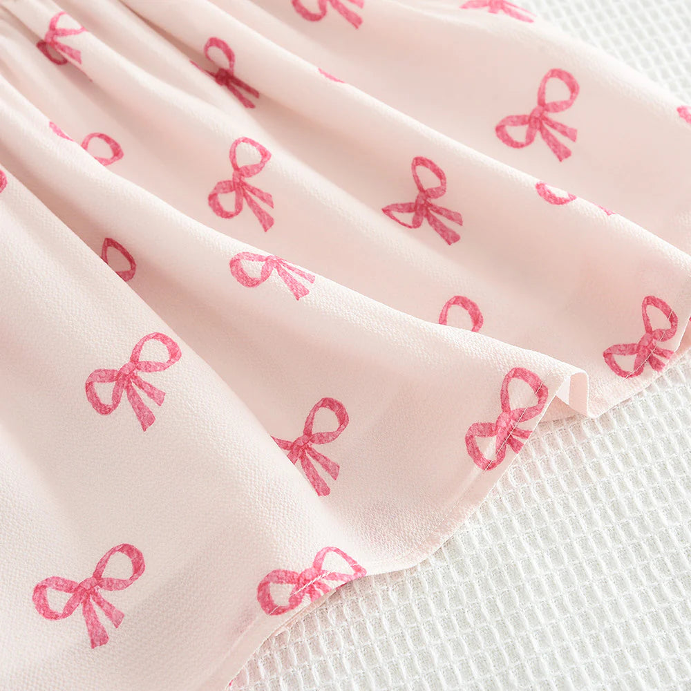 The Pretty Pink Bow Dress | Preorder