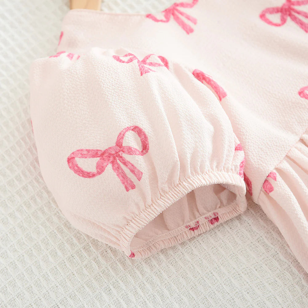 The Pretty Pink Bow Dress | Preorder