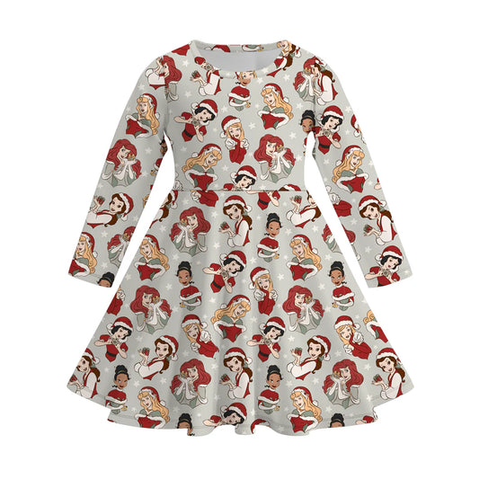 Christmas Themed Twirl Dress | Preorder