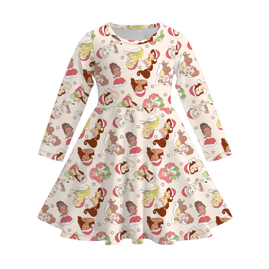 Christmas Themed Twirl Dress | Preorder