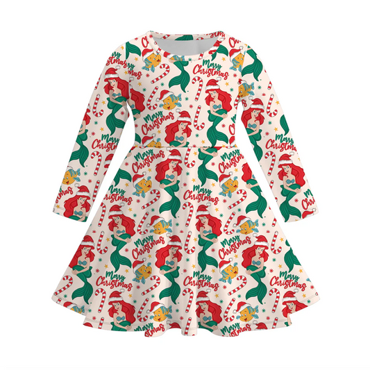 Christmas Themed Twirl Dress | Preorder