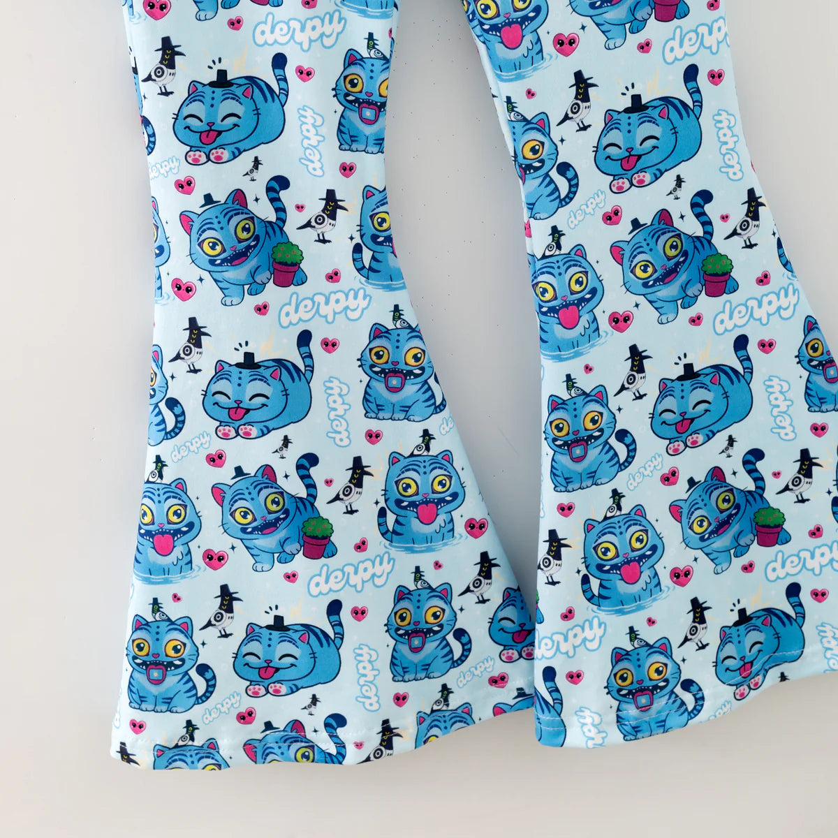 Character Print Flared Pant Set  | Pre-Order