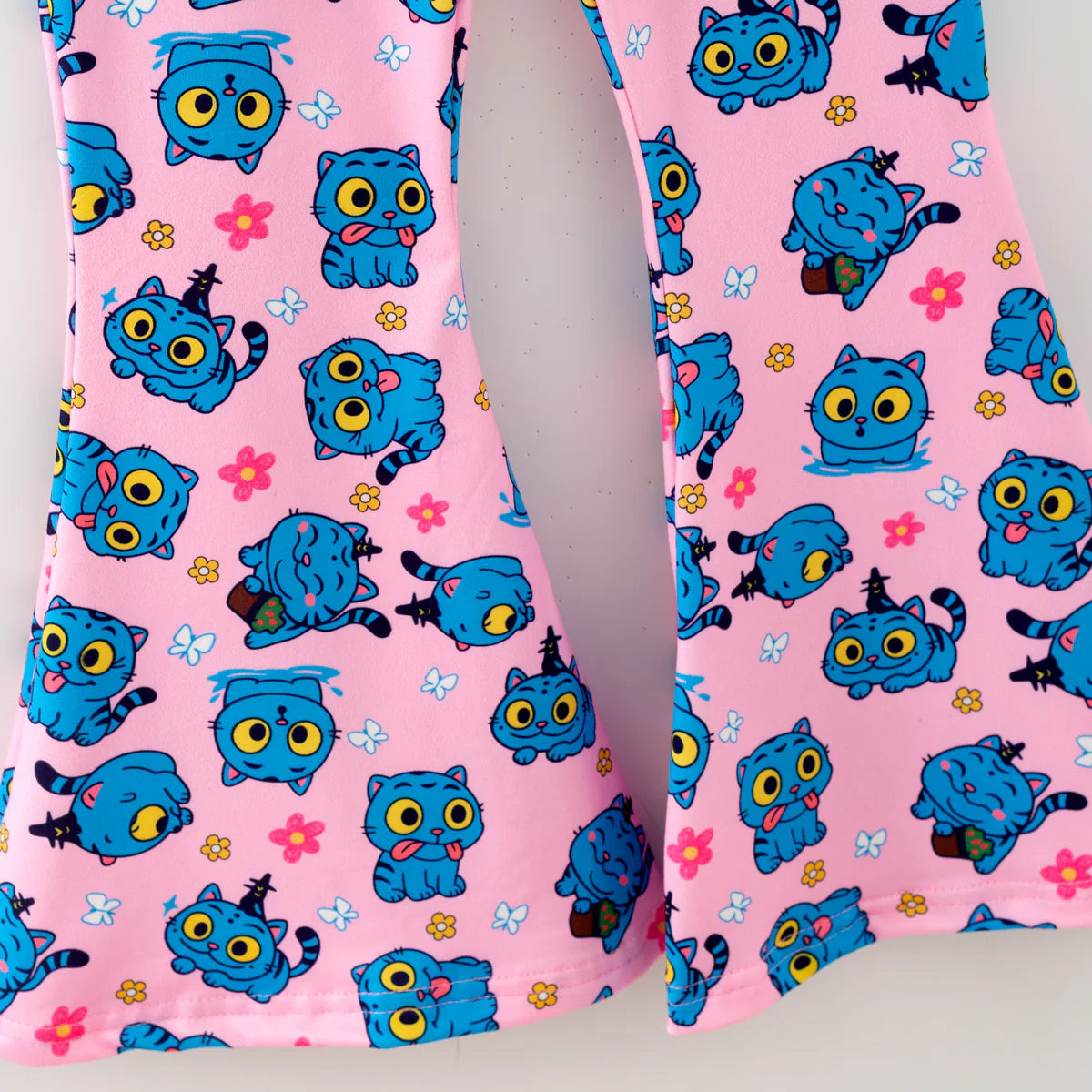 Character Print Flared Pant Set  | Pre-Order