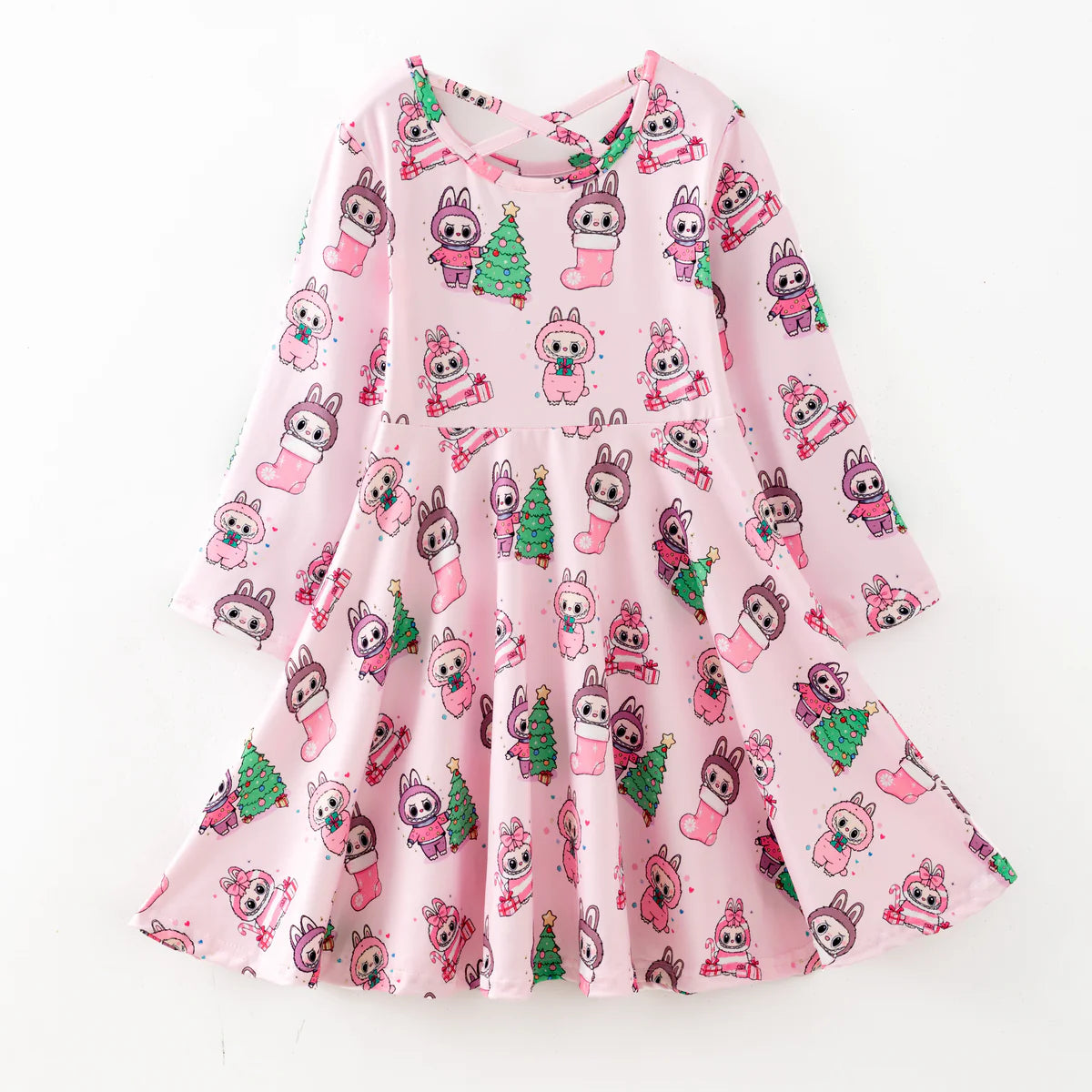 Character Print Twirl Dress | Preorder