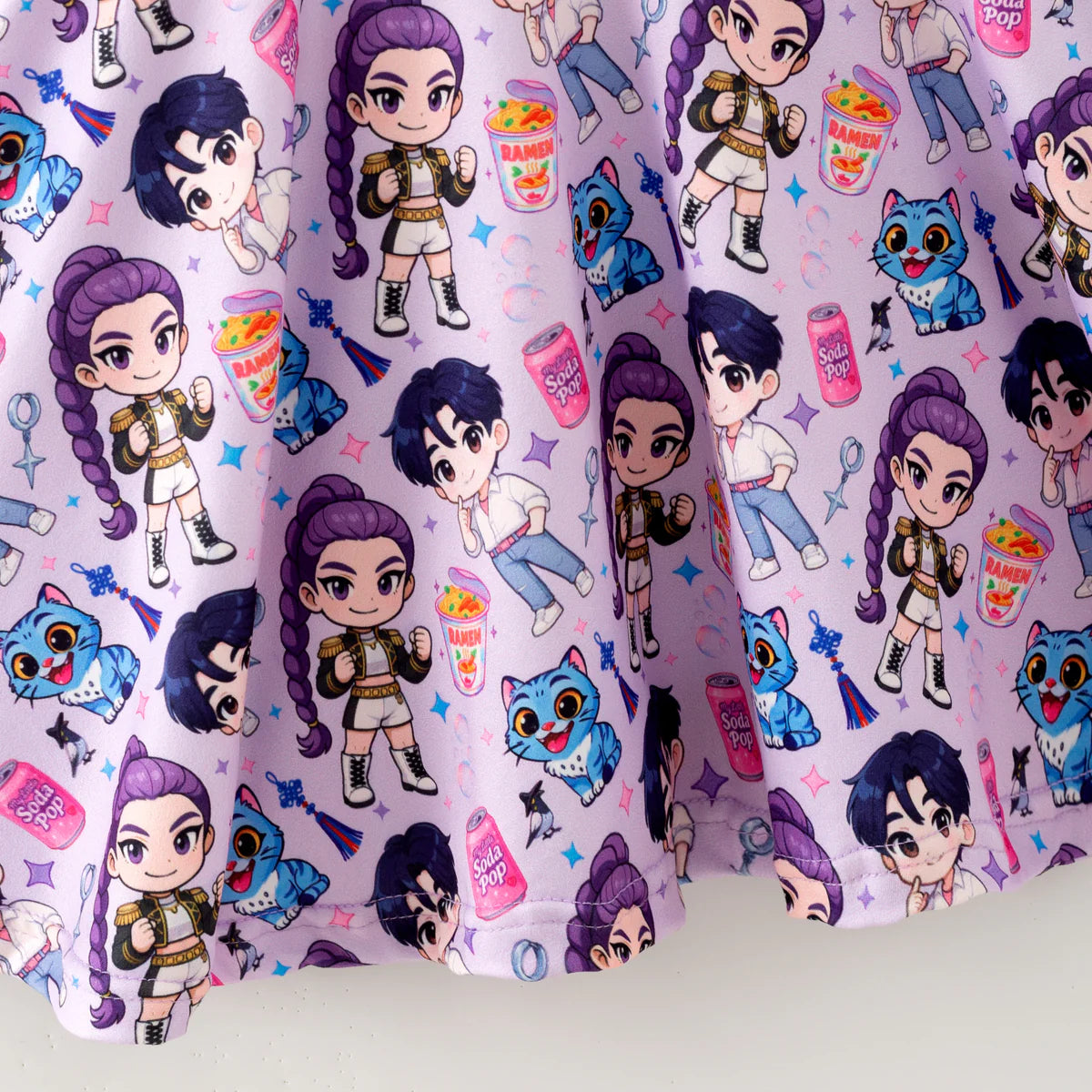 Character Print Twirl Dress | Preorder