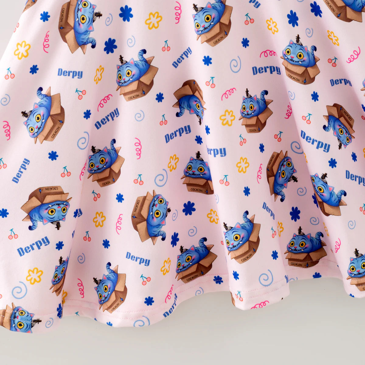 Character Print Twirl Dress | Preorder