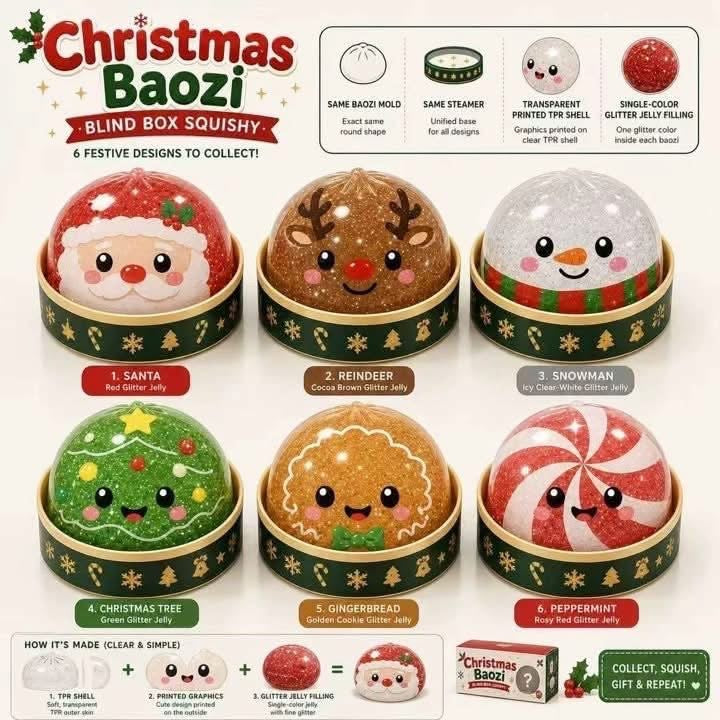 Christmas Baozi Dumpling | PreOrder