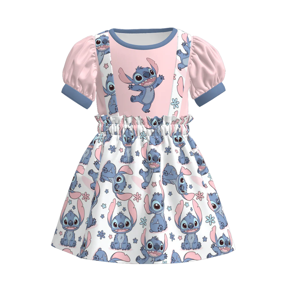 Character Print Strap Dress | Preorder