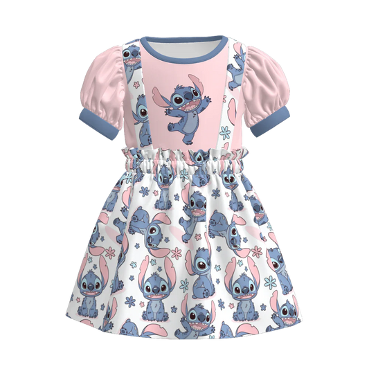 Character Print Strap Dress | Preorder