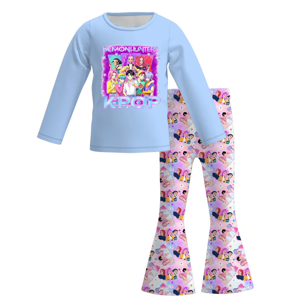 Movie Character Flared Pant Set | PreOrder