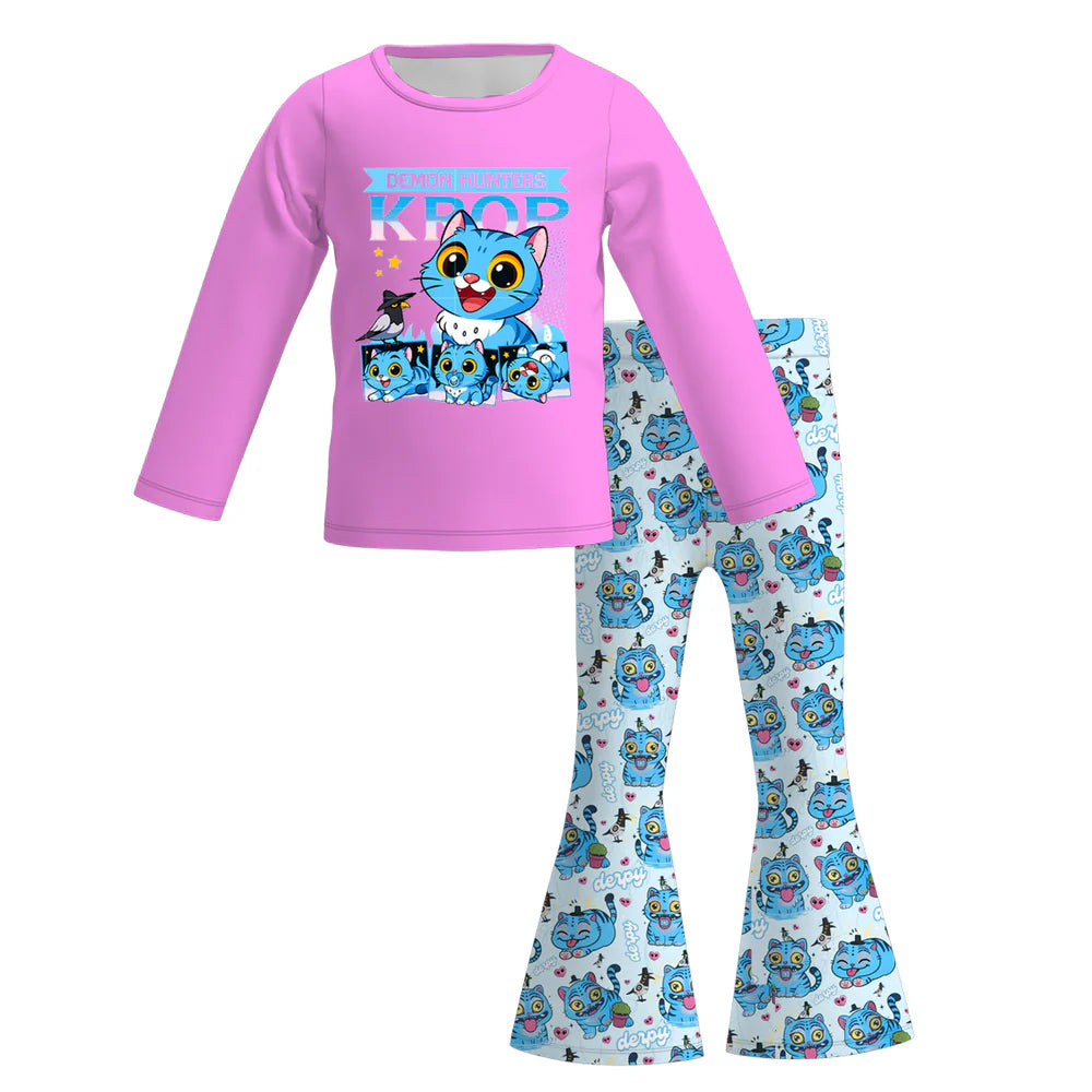 Movie Character Flared Pant Set | PreOrder