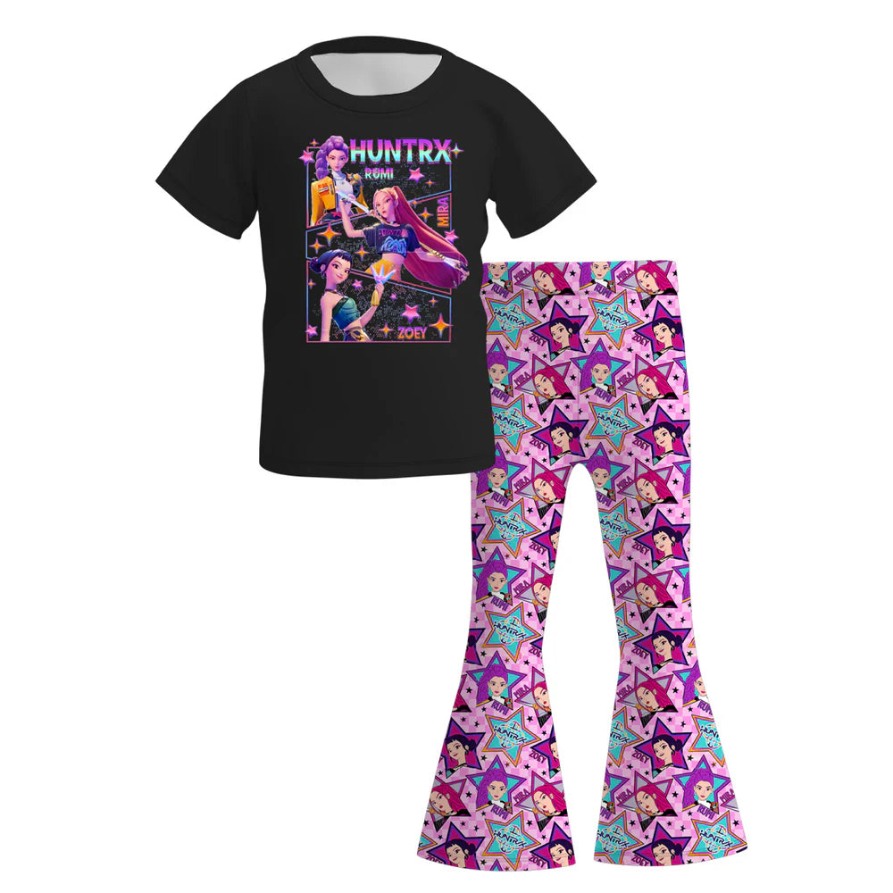 Movie Character Flared Pant Set | PreOrder