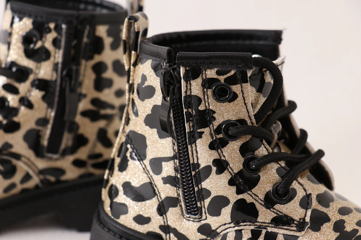 Leopard Lace Up Bootie | Pre Order